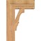 Ekena Millwork Balboa Block Smooth Bracket, Western Red Cedar, 5 1/2"W x 18"D x 26"H BKT06X18X26BOA05SWR - alternate 2